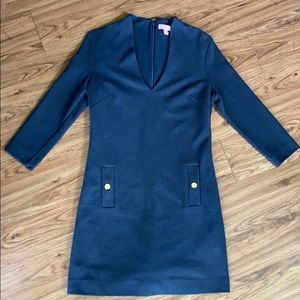Lilly Pulitzer Charlene Shift Dress Navy Medium